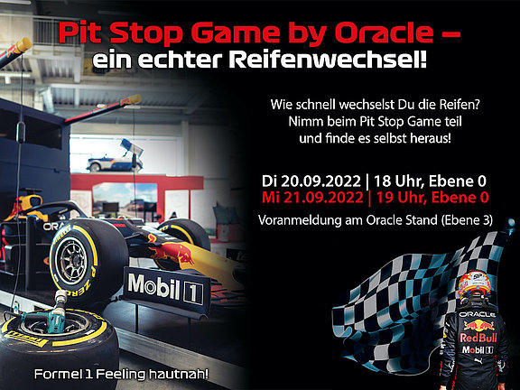 Pit Stop Game by Oracle auf der #DOAG2022